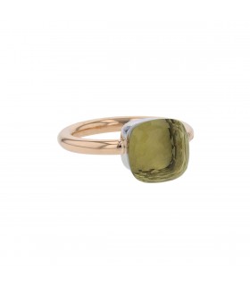 Pomellato Nudo Classic peridot and gold ring