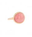 Fred Belles Rives rhodocrosite and gold ring