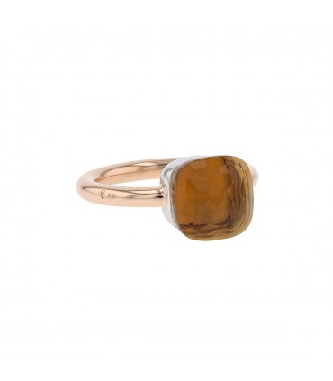 Pomellato Nudo Classic citrine and gold ring