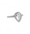 Fred Lovelight diamonds and platinum ring - GIA certificate 0,30 ct E VS1