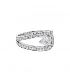 Bague Fred Lovelight - Certificat GIA 0,51 ct F VVS2