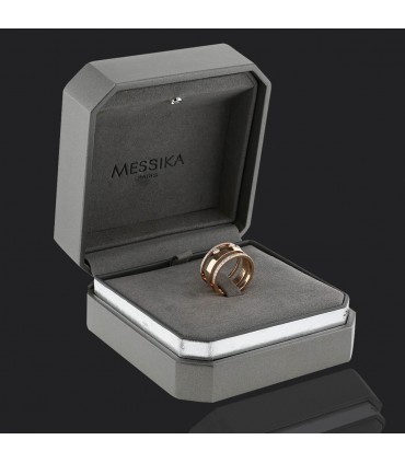 Messika Move Romane GM diamonds and gold ring