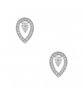 Fred Lovelight diamonds and gold earrings