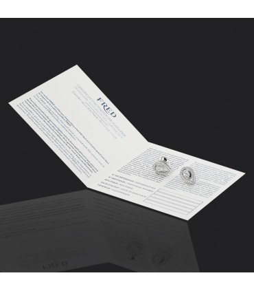 Fred Lovelight diamonds and gold earrings