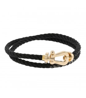 Fred Force 10 stainless steel and gold bracelet