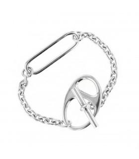 Hermès Chaîne d’Ancre silver bracelet