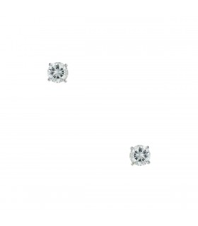 Boucles d’oreilles clous or et diamants