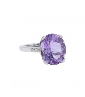 Mauboussin Mon Bébé d’Amour amethyst, diamonds and gold ring