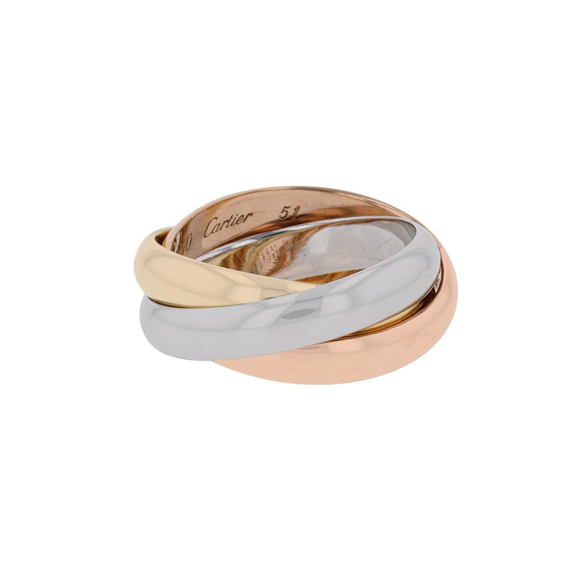 Cartier 3 gold ring online