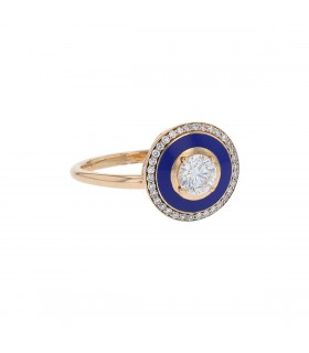 Selim Mouzannar Mina diamonds, enamel and gold ring