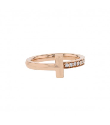 Tiffany & Co. Tiffany T diamonds and gold ring