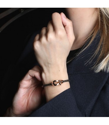 Fred Force 10 stainless steel and gold bracelet