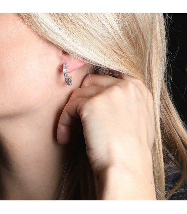 Boucles d’oreilles or et diamants