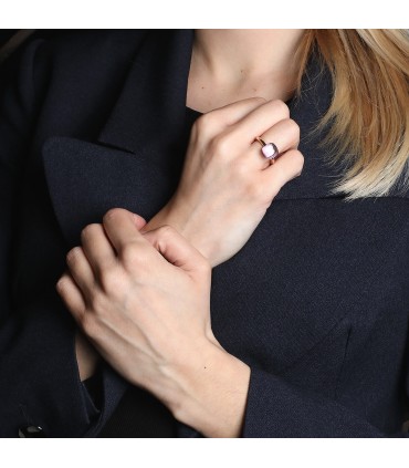 Pomellato Nudo Classic amethyst and gold ring