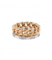 Pomellato Milano diamonds and 18k gold ring