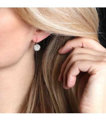 Pomellato Sabbia brown diamonds and gold earrings