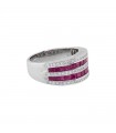 Bague or, diamants et rubis