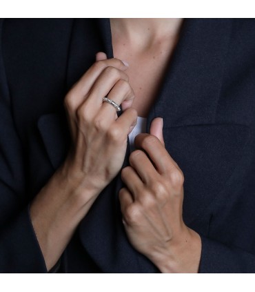 Diamonds and gold ring