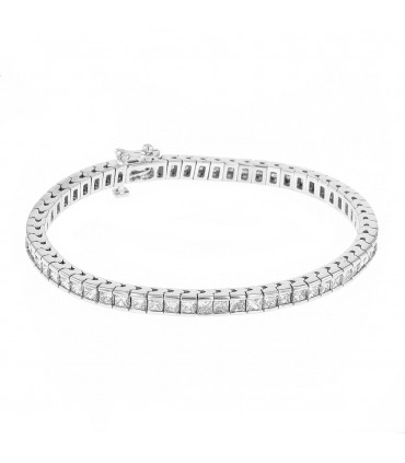 Diamonds and gold bracelet