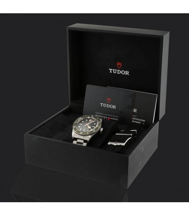 Tudor Heritage Black Bay Harrods stainless steel watch Limited edition