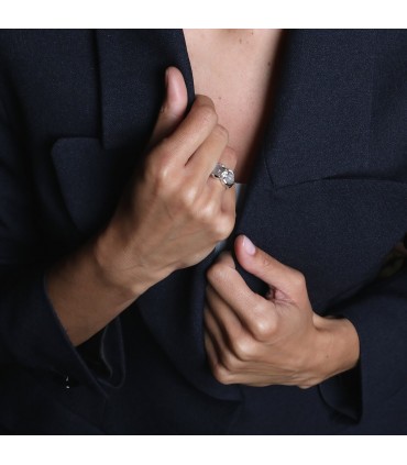 Boucheron diamonds, roc cristal and gold ring