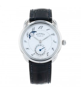 Hermès Arceau stainless steel watch