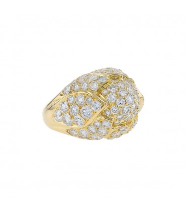 Fred diamonds and gold ring