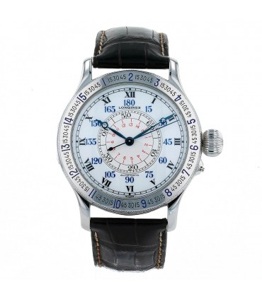 Longines Lindbergh Hour Angle stainless steel watch