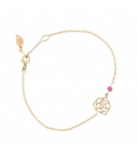 Piaget Rose diamond, pink sapphire and gold bracelet