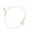 Piaget Rose diamond, pink sapphire and gold bracelet