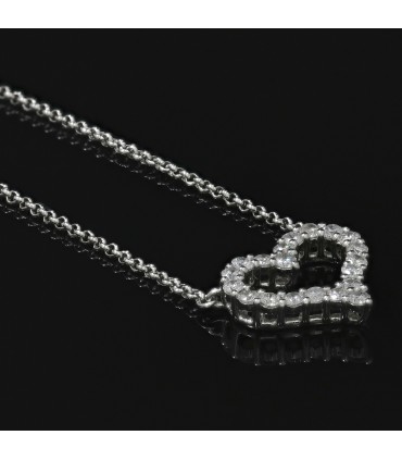 Diamonds and platinum necklace