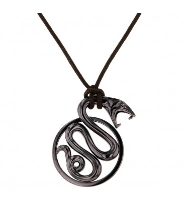 Boucheron Trouble Serpent black silver pendant