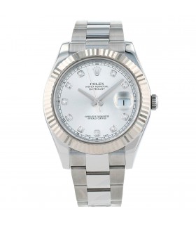 Rolex DateJust II stainless steel and gold watch