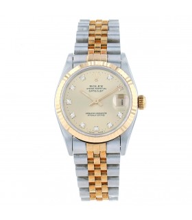 Rolex DateJust stainless steel and gold watch Circa 1994