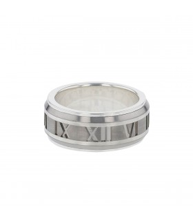 Tiffany & Co. Atlas silver ring