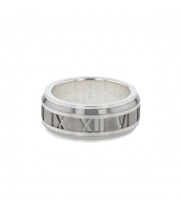 Tiffany & Co. Atlas silver ring