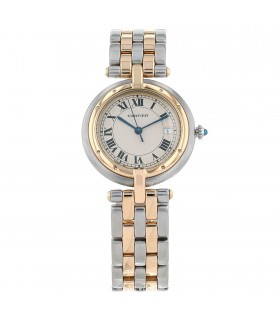 Cartier Panthère stainless steel and gold watch