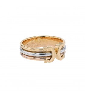 Cartier Double C gold ring