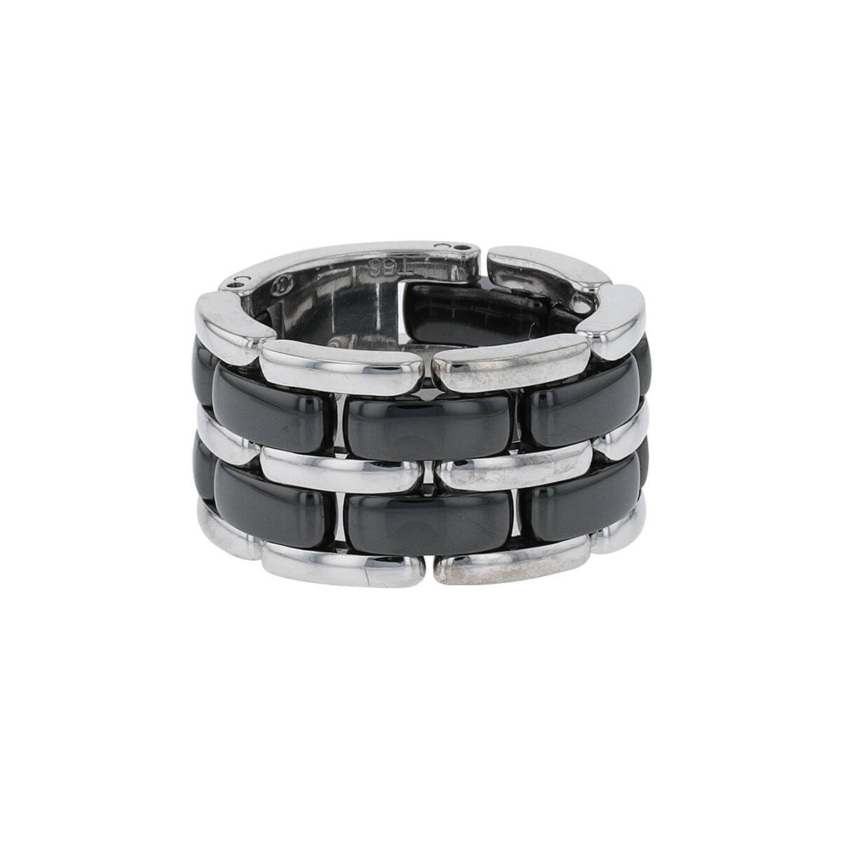 Chanel Ultra Link Ring Ceramic with 18K White Gold White gold 240013480