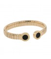 Bulgari Bulgari Bulgari onyx and gold bracelet