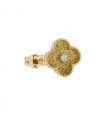 Van Cleef & Arpels Vintage Alhambra diamond and gold ring