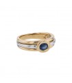 Sapphire and gold ring