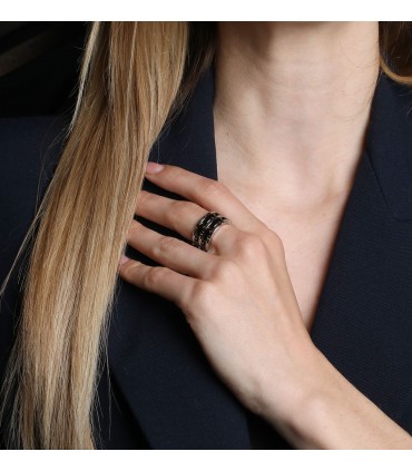 Chanel Ultra ceramic and gold ring