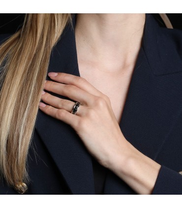 Chanel Ultra ceramic and gold ring