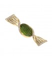 Bulgari Bonbon diamonds, peridot and gold brooch