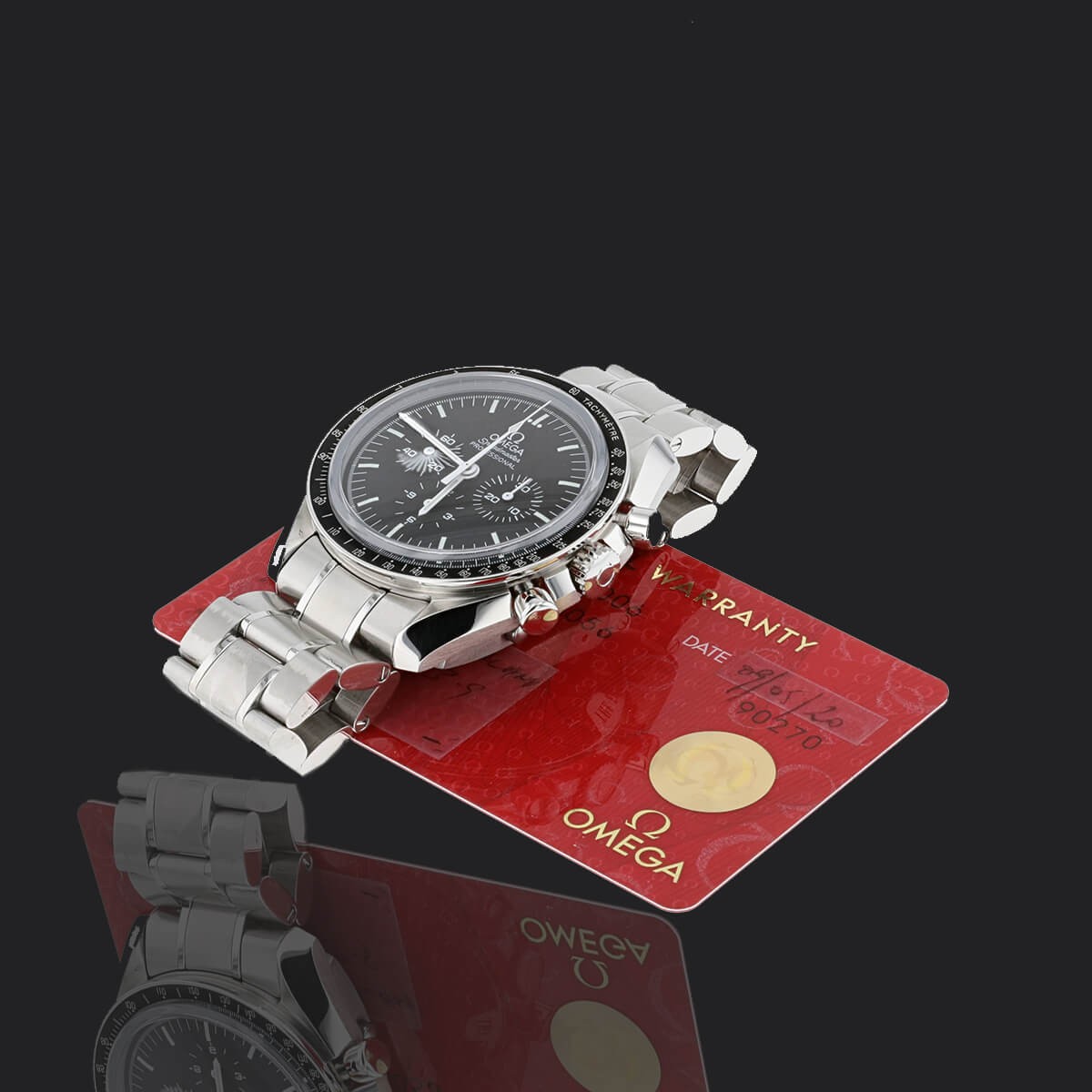 Omega Speedmaster stainless steel watch