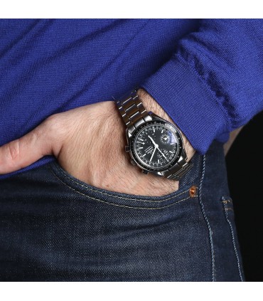 Omega Speedmaster stainless steel watch