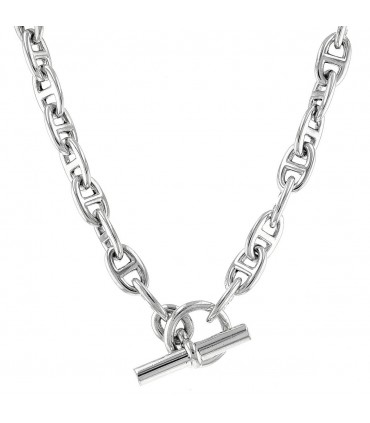 Hermès Chaîne d’Ancre silver necklace