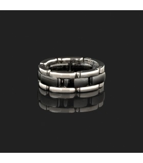 Bague Chanel Ultra Céramique noir