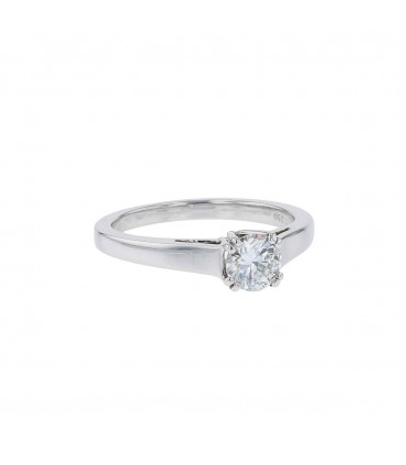 Bague solitaire or et diamant